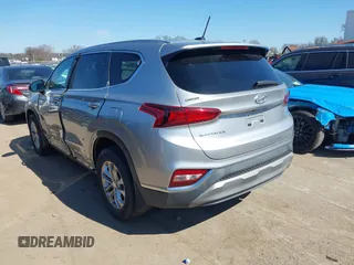 2020 Hyundai Santa Fe Essential with VIN 5NMS2CAD2LH285861, listed as a IAAI auction lot 41663398 with 37,756 mi miles. Bid and sale history available at carsss.com. Image 3.
