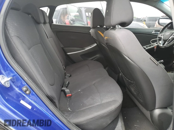 2012 Hyundai Accent SE with VIN KMHCU5AE1CU019559, listed as a Copart auction lot 65235685 with 119,556 mi miles and Salvage title. Bid and sale history available at DreamBid. Image 10.