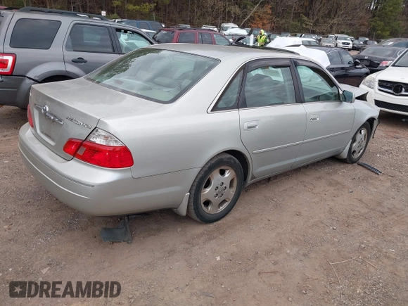 2003 Toyota Avalon XL with VIN 4T1BF28B33U329115, listed as a IAAI auction lot 41015769 with 166,726 mi miles and . Bid and sale history available at carsss.com. Image 4.