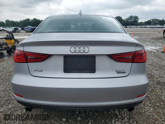 2015 Audi A3 Premium Plus with VIN WAUEFGFF9F1132439, listed as a Copart auction lot 61410465 with 76,693 mi miles and Salvage title. Bid and sale history available at DreamBid. Image 6.