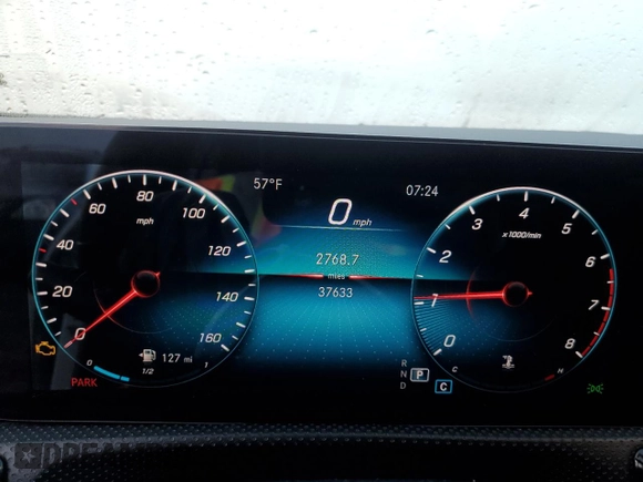 2021 Mercedes-Benz CLA 250 with VIN W1K5J4GB1MN189225, listed as a Copart auction lot 41258984 with 37,633 mi miles and . Bid and sale history available at DreamBid. Image 9.