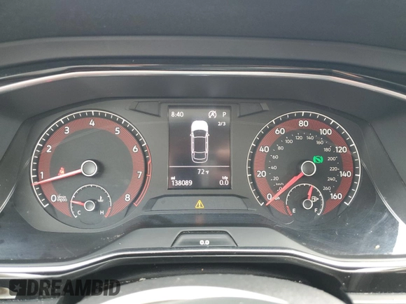 2019 Volkswagen Jetta S with VIN 3VWC57BU6KM087584, listed as a Copart auction lot 58813645 with 138,089 mi miles and Salvage title. Bid and sale history available at DreamBid. Image 9.
