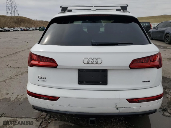 2020 Audi Q5 Premium with VIN WA1ANAFY1L2103259, listed as a Copart auction lot 50813055 with 75,008 mi miles and Salvage Title. Bid and sale history available at carsss.com. Image 6.