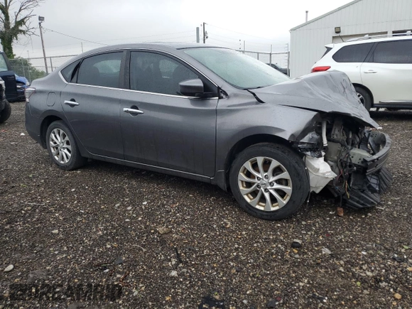 2017 Nissan Sentra SV с VIN 3N1AB7AP4HY219633, выставлен на аукционе Copart как лот 61058905 с пробегом 110 182 миль миль и Списание • Salvage title. История ставок и продаж доступна на DreamBid. Изображение 4.