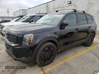 2022 Kia Telluride EX with VIN 5XYP3DHC1NG225508, listed as a Copart auction lot 63527563 with 13,579 mi miles and Salvage Title. Bid and sale history available at carsss.com. Image 1.