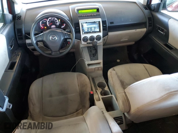 2010 Mazda 5 Sport z VIN JM1CR2WL2A0373106, wystawiony jako Copart lot #61942275 z przebiegiem 176 865 mil mil oraz Szkoda całkowita • Salvage title. Historia ofert i sprzedaży dostępna na DreamBid. Obrazek 8.