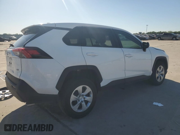 2023 Toyota RAV4 LE z VIN 2T3H1RFV2PW260008, wystawiony jako Copart lot #54177865 z przebiegiem 20 360 mil mil oraz Szkoda całkowita • Salvage title. Historia ofert i sprzedaży dostępna na DreamBid. Obrazek 3.