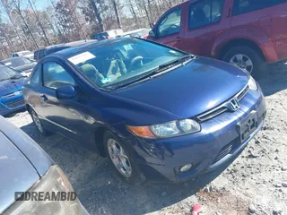 2008 Honda Civic Cpe LX with VIN 2HGFG12668H519317, listed as a IAAI auction lot 41693447 with 246,382 mi miles. Bid and sale history available at carsss.com. Image 1.
