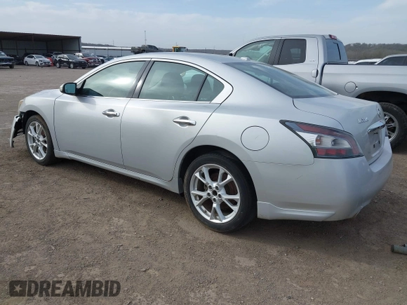 2012 Nissan Maxima SV with VIN 1N4AA5AP8CC866483, listed as a IAAI auction lot 41823966 with 93,535 mi miles and . Bid and sale history available at DreamBid. Image 3.