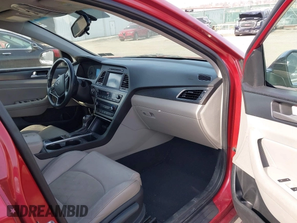 2017 Hyundai Sonata Sport with VIN 5NPE34AF6HH571353, listed as a IAAI auction lot 41796296 with 102,196 mi miles. Bid and sale history available at carsss.com. Image 5.