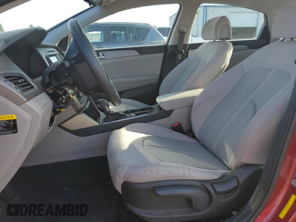 2016 Hyundai Sonata SE with VIN 5NPE24AF9GH323096, listed as a Copart auction lot 87087964 with 52,770 mi miles and Salvage Title. Bid and sale history available at carsss.com. Image 7.