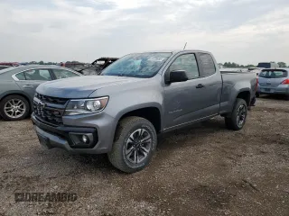 2021 Chevrolet Colorado 4WD Z71 with VIN 1GCHTDEN8M1244758, listed as a Copart auction lot 59728985 with 62,020 mi miles and Salvage title. Bid and sale history available at DreamBid. Image 1.