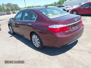 2014 Honda Accord EX-L with VIN 1HGCR2F86EA036175, listed as a IAAI auction lot 42146831 with 105,031 mi miles and . Bid and sale history available at carsss.com. Image 3.