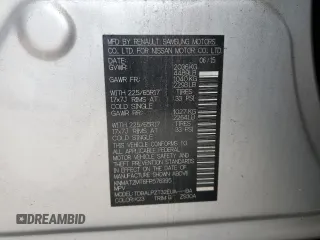 2015 Nissan Rogue SV with VIN KNMAT2MT6FP576395, listed as a Copart auction lot 54565935 with 143,259 mi miles and Salvage Title. Bid and sale history available at DreamBid. Image 14.