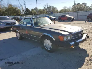 1986 Mercedes-Benz 560 SL with VIN WDBBA48D5GA038671, listed as a Copart auction lot 48361685 with 120,509 mi miles and Clean Title. Bid and sale history available at DreamBid. Image 4.