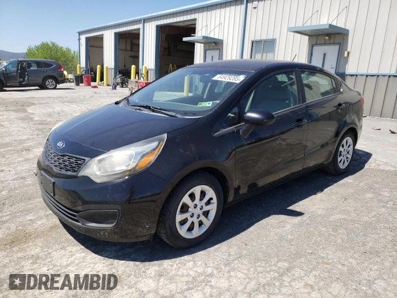 2015 Kia Rio LX with VIN KNADM4A35F6457041, listed as a Copart auction lot 54929285 with 183,431 mi miles and Clean Title. Bid and sale history available at carsss.com. Image 1.