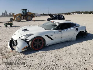 2014 Chevrolet Corvette 1LT with VIN 1G1YB2D7XE5135179, listed as a Copart auction lot 49489885 with Not provided miles and Salvage title. Bid and sale history available at DreamBid. Image 1.