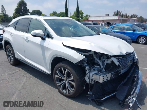 2022 Lexus RX 450h с VIN 2T2HGMDA7NC074100, выставлен на аукционе IAAI как лот 42463664 с пробегом 36 565 миль миль и . История ставок и продаж доступна на DreamBid. Изображение 1.