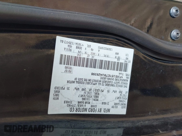 2009 Ford Explorer Sport Trac XLT with VIN 1FMEU51E79UA29398, listed as a IAAI auction lot 42419404 with 221,321 mi miles and . Bid and sale history available at DreamBid. Image 9.