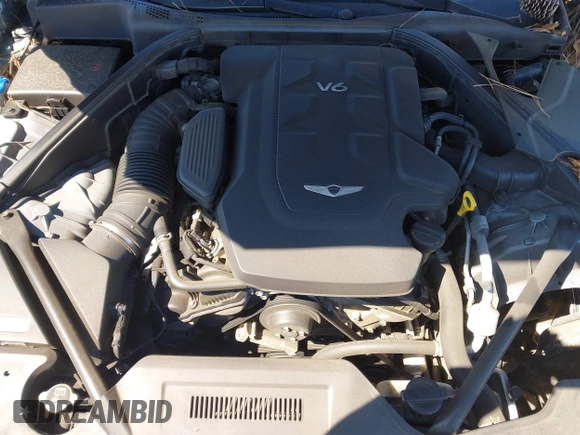 2017 Genesis G80 3.8L with VIN KMHGN4JE1HU195673, listed as a IAAI auction lot 41848806 with 147,327 mi miles. Bid and sale history available at carsss.com. Image 10.