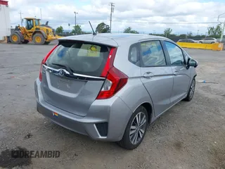 2017 Honda Fit EX with VIN JHMGK5H7XHS017443, listed as a IAAI auction lot 42109699 with 55,451 mi miles. Bid and sale history available at carsss.com. Image 4.