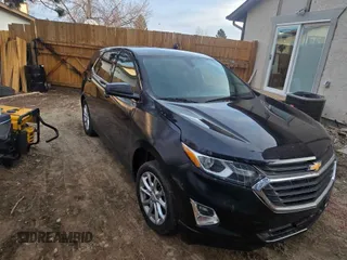 2019 Chevrolet Equinox LT with VIN 2GNAXUEV9K6121154, listed as a Copart auction lot 56438335 with 76,538 mi miles and Salvage Title. Bid and sale history available at DreamBid. Image 1.