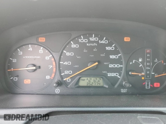 2003 Honda Odyssey EX with VIN 2HKRL18603H008412, listed as a Copart auction lot 55310905 with 352,774 mi miles and Salvage Title. Bid and sale history available at DreamBid. Image 9.
