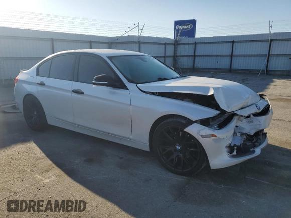 2014 BMW 3 Series 328i with VIN WBA3C1C56EK116247, listed as a Copart auction lot 48554445 with 106,557 mi miles and Salvage Title. Bid and sale history available at carsss.com. Image 4.