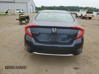 2020 Honda Civic LX with VIN 19XFC2F69LE025564, listed as a Copart auction lot 60811565 with 12,480 mi miles and Salvage title. Bid and sale history available at DreamBid. Image 6.