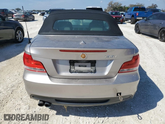2013 BMW 1 Series 135i with VIN WBAUN7C52DVM26880, listed as a Copart auction lot 77858684 with 0 mi miles and Salvage Title. Bid and sale history available at carsss.com. Image 6.