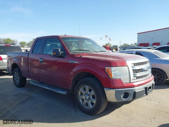2014 Ford F-150 XL with VIN 1FTEX1CM9EFB16548, listed as a IAAI auction lot 41743490 with 232,325 mi miles. Bid and sale history available at carsss.com. Image 13.