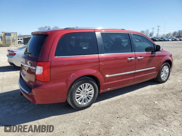 2014 Chrysler Town & Country Limited with VIN 2C4RC1GG6ER338880, listed as a Copart auction lot 50357515 with 110,163 mi miles and Salvage Title. Bid and sale history available at DreamBid. Image 3.
