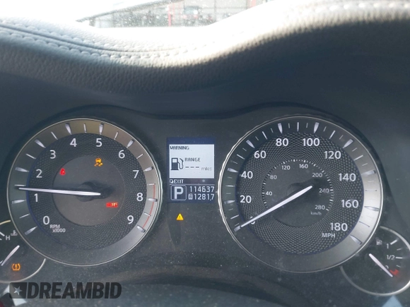 2013 Infiniti M with VIN JN1BY1AR3DM600436, listed as a IAAI auction lot 42031696 with 114,637 mi miles and . Bid and sale history available at DreamBid. Image 7.