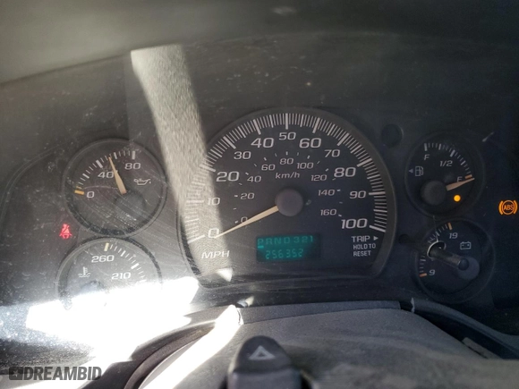 2003 Chevrolet Express Cargo Van with VIN 1GCFG15X031106612, listed as a Copart auction lot 48154145 with 256,352 mi miles and Salvage Title. Bid and sale history available at carsss.com. Image 9.