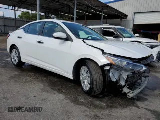 2025 Nissan Sentra S with VIN 3N1AB8BV6SY226576, listed as a Copart auction lot 54365435 with 7,478 mi miles and Non Repairable. Bid and sale history available at DreamBid. Image 4.