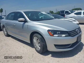 2015 Volkswagen Passat S with VIN 1VWAS7A3XFC004738, listed as a IAAI auction lot 41928581 with Not provided miles and . Bid and sale history available at DreamBid. Image 1.