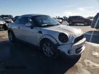2012 MINI Cooper Coupe with VIN WMWSX1C54CT300061, listed as a Copart auction lot 88522015 with 80,980 mi miles and Salvage Title. Bid and sale history available at carsss.com. Image 4.