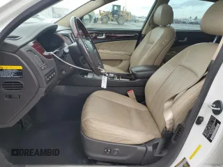 2013 Hyundai Equus Signature with VIN KMHGH4JH5DU064421, listed as a Copart auction lot 49272045 with 129,449 mi miles and Salvage Title. Bid and sale history available at DreamBid. Image 7.
