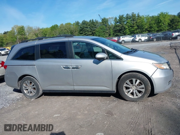 2014 Honda Odyssey EX-L with VIN 5FNRL5H61EB128311, listed as a IAAI auction lot 42334932 with 270,135 mi miles and . Bid and sale history available at DreamBid. Image 12.