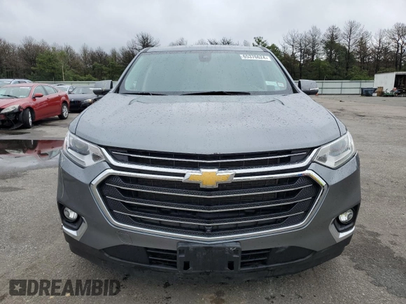 2021 Chevrolet Traverse LT Leather with VIN 1GNEVHKW2MJ140601, listed as a Copart auction lot 65376624 with 57,276 mi miles and Salvage Title. Bid and sale history available at carsss.com. Image 5.