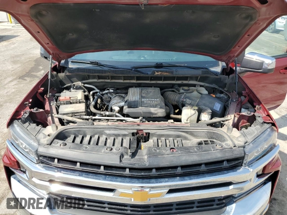 2020 Chevrolet Silverado 1500 LT with VIN 3GCUYDET0LG244803, listed as a Copart auction lot 53461845 with 110,828 mi miles and Salvage Title. Bid and sale history available at DreamBid. Image 11.