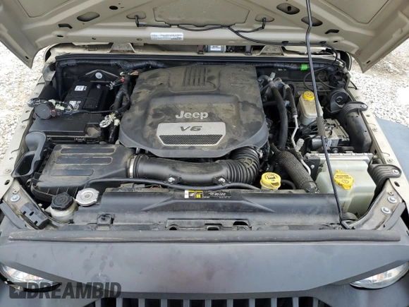 2017 Jeep Wrangler Unlimited Sport with VIN 1C4BJWDG3HL570469, listed as a Copart auction lot 60598025 with 83,261 mi miles and Salvage title. Bid and sale history available at DreamBid. Image 12.