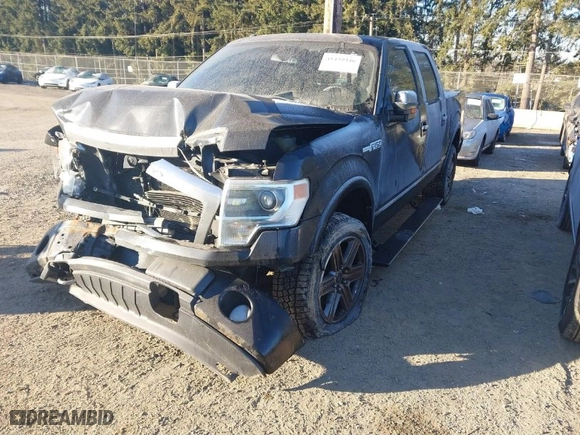 2013 Ford F-150 XL with VIN 1FTFW1EF0DFC01427, listed as a IAAI auction lot 41439346 with 89,506 mi miles. Bid and sale history available at carsss.com. Image 2.