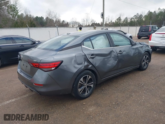 2022 Nissan Sentra SV z VIN 3N1AB8CV9NY284815, wystawiony jako IAAI lot #41504868 z przebiegiem 33 275 mil mil oraz . Historia ofert i sprzedaży dostępna na DreamBid. Obrazek 4.