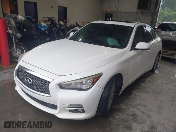 2014 Infiniti Q50 Premium z VIN JN1BV7AP5EM692015, wystawiony jako IAAI lot #42412718 z przebiegiem 202 124 mil mil oraz . Historia ofert i sprzedaży dostępna na DreamBid. Obrazek 17.