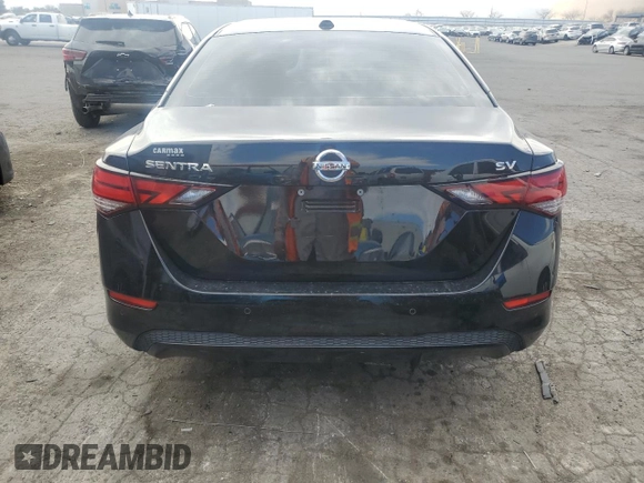 2023 Nissan Sentra SV with VIN 3N1AB8CV4PY231846, listed as a Copart auction lot 49527015 with 30,154 mi miles and Salvage Title. Bid and sale history available at carsss.com. Image 6.