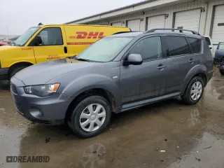 2012 Mitsubishi Outlander ES with VIN JA4AS2AW0CU003615, listed as a Copart auction lot 44958605 with 133,483 mi miles and Salvage Title. Bid and sale history available at carsss.com. Image 1.