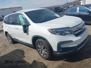 2020 Honda Pilot EX z VIN 5FNYF6H36LB057201, wystawiony jako IAAI lot #41838876 z przebiegiem 53 844 mil mil oraz . Historia ofert i sprzedaży dostępna na DreamBid. Obrazek 1.