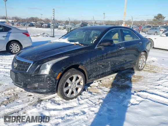 2014 Cadillac ATS Standard AWD with VIN 1G6AG5RX1E0170228, listed as a IAAI auction lot 41629063 with 89,568 mi miles and . Bid and sale history available at DreamBid. Image 2.