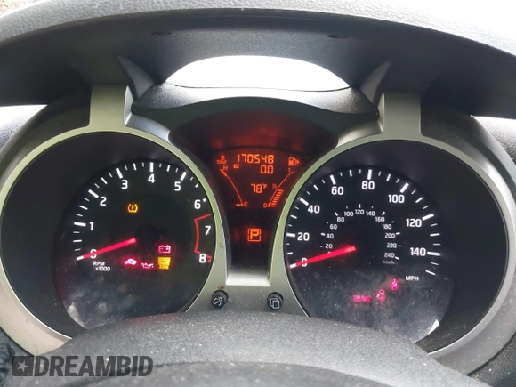 2011 Nissan Juke SL with VIN JN8AF5MR2BT001150, listed as a IAAI auction lot 42244426 with 170,548 mi miles and . Bid and sale history available at DreamBid. Image 7.
